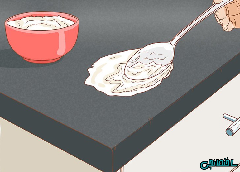 از ترکیب جوش شیرین و آب اکسیژنه استفاده نمایید از ترکیب جوش شیرین و آب اکسیژنه استفاده نمایید