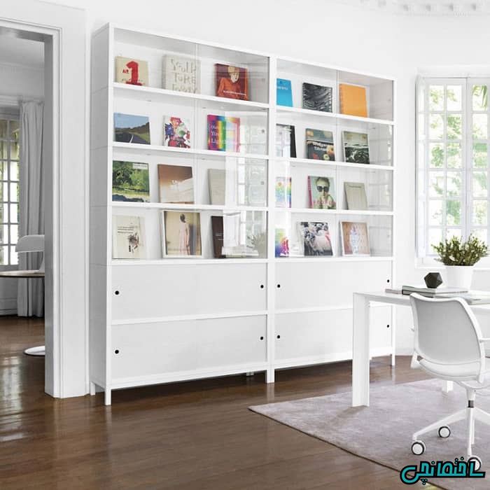 الماری یا قفسه کتاب لمینت الماری یا قفسه کتاب لمینت