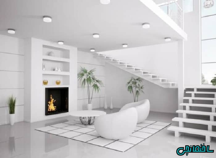 استفاده از رنگ سفید در طراحی سبک مونوکروماتیک رنگ سفید در سبک تک رنگ