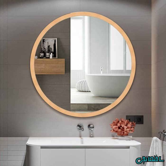 آینه روشویی گرد آینه روشویی گرد