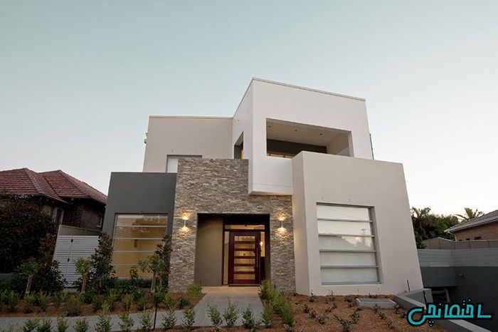 سنگ به کار رفته در نما سنگ به کار رفته در نما