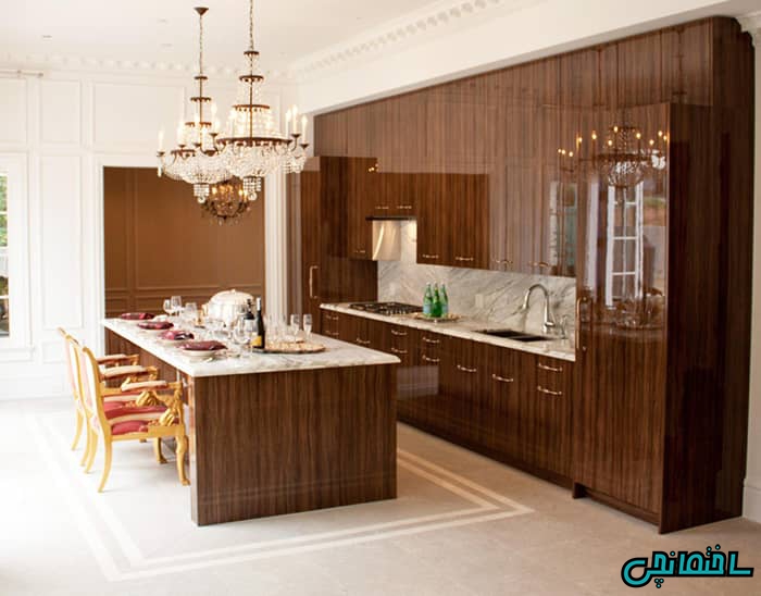 کابینت طرح چوب کابینت طرح چوب