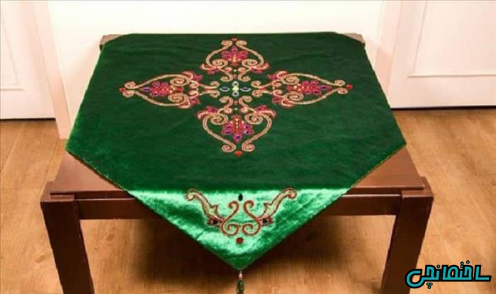 رومیزی مخمل رومیزی مخمل