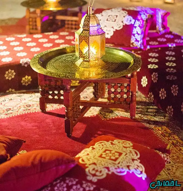 دکوراسیون مراکشی اتاق عروس