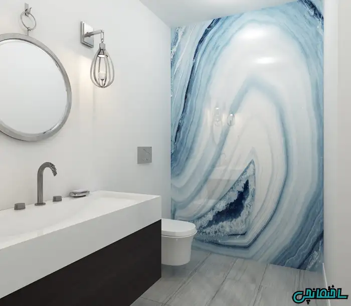 استفاده از نقاشی دیواری در طراحی حمام مستر