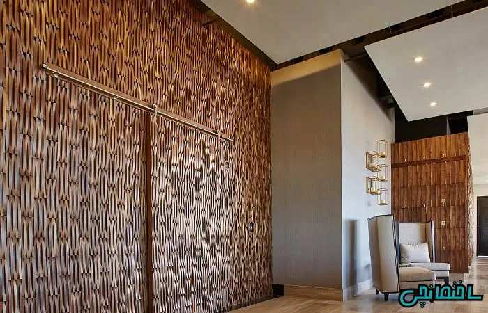 دیوارپوش چوبی مدرن 