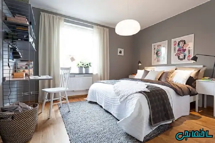طراحی اتاق خواب سوئدی