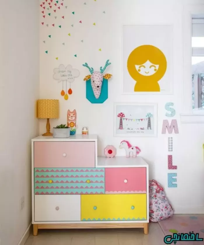 طراحی مدرن اتاق کودک