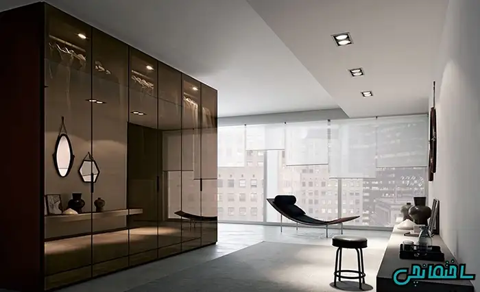عکس استفاده از شیشه در طراحی فضای داخلی ساختمان