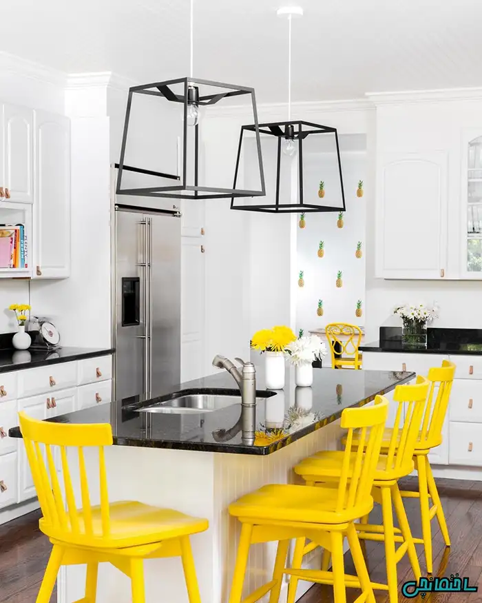 رنگ سفید در طراحی آشپزخانه کوچک