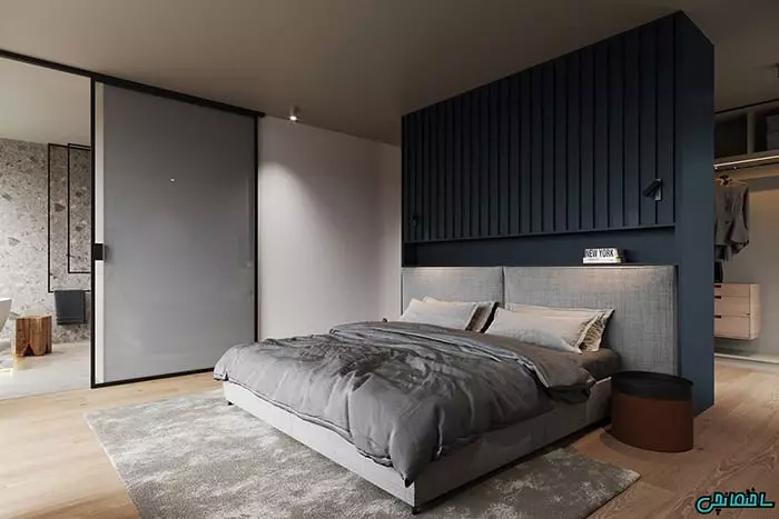 اتاق خواب به سبک مینیمالیست