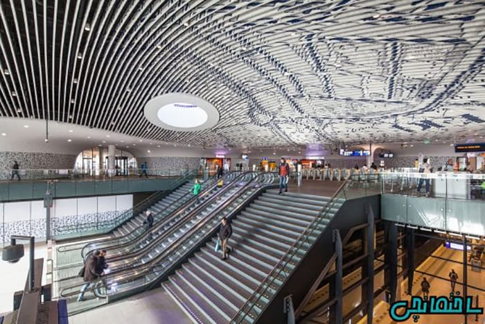 عکس عکس های معماری باشکوه ایستگاه قطار شهری